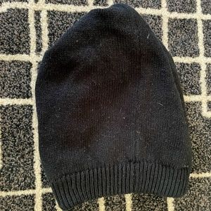 Floppy Black Beanie